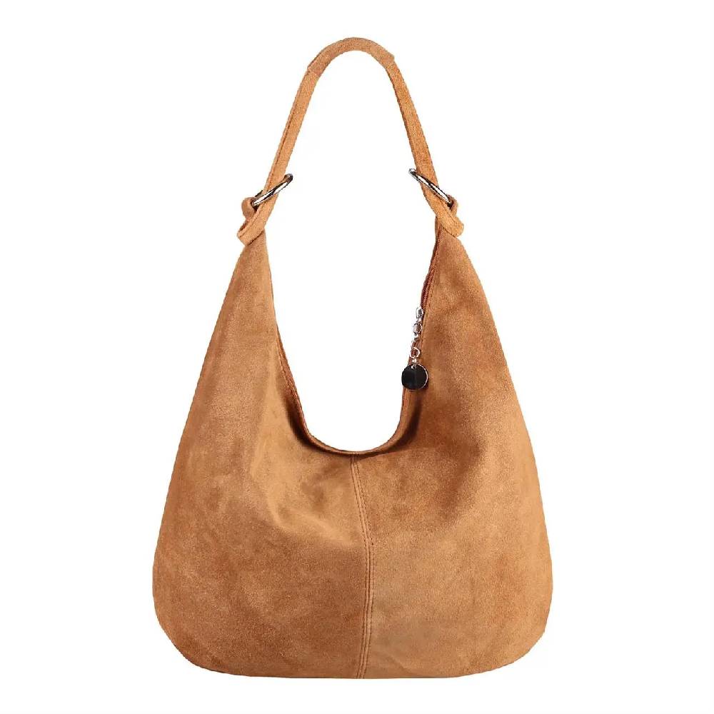 Made in Italy Damen XXL Ledertasche Wildleder Shopper Tasche Outlet