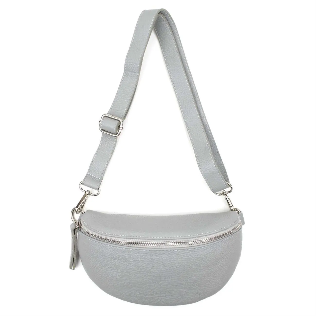 Made in Italy DAMEN LEDER Gürteltasche Crossbody Hüfttasche Bauchtasche Umhängetasche Brusttasche CrossOver Bodybag Schultertasche Handytasche Geldtasche OBC Tasche Schminktasche Kosmetiktasche Auslauf