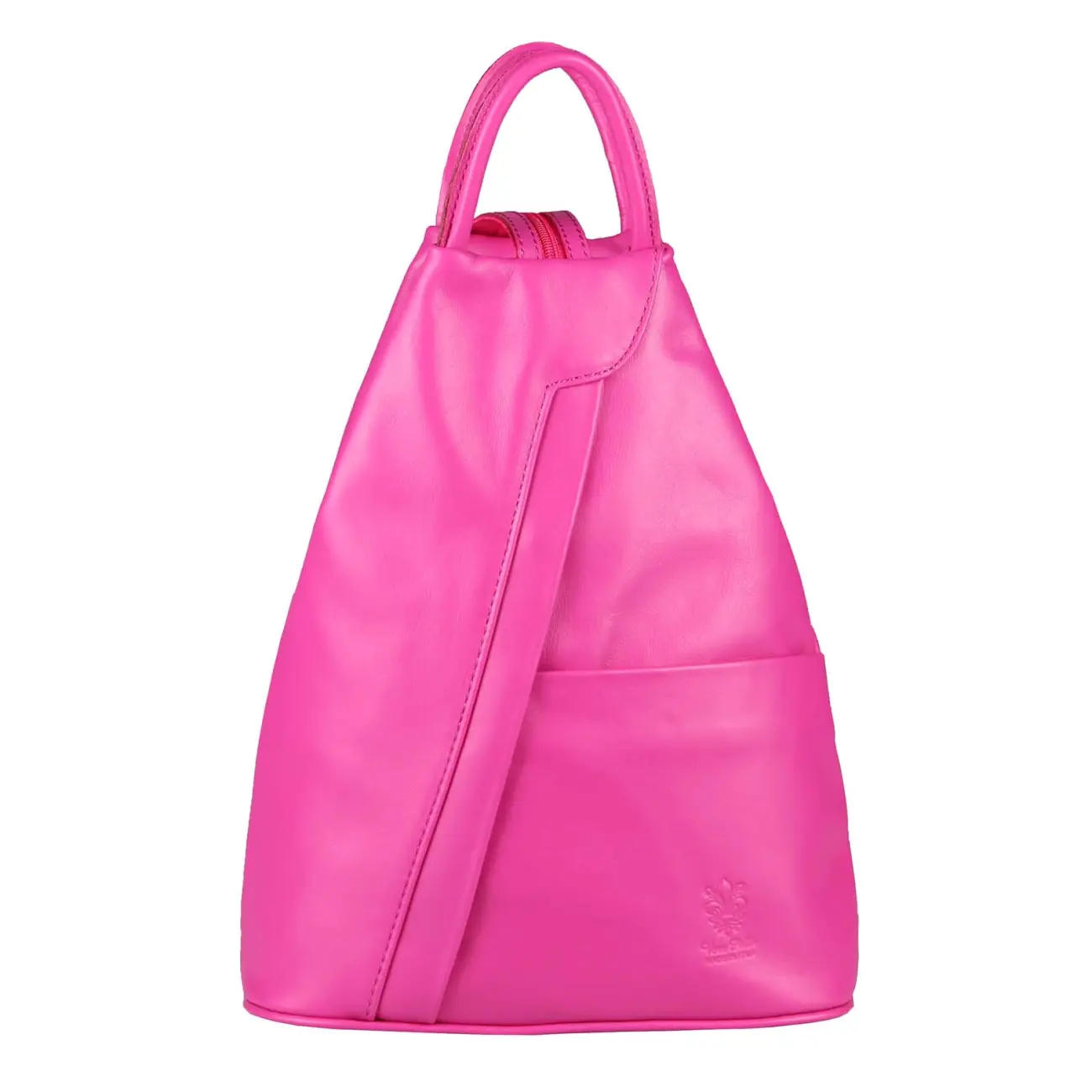 Made in Italy Damen echt Leder Rucksack Backpack Lederrucksack Verkauf