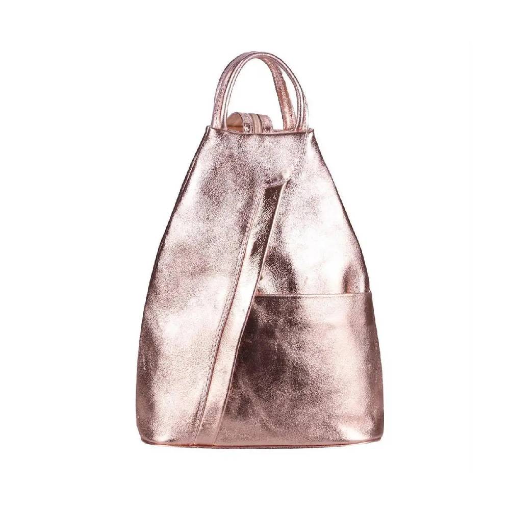 Made in Italy Damen echt Leder Rucksack Backpack Lederrucksack Verkauf