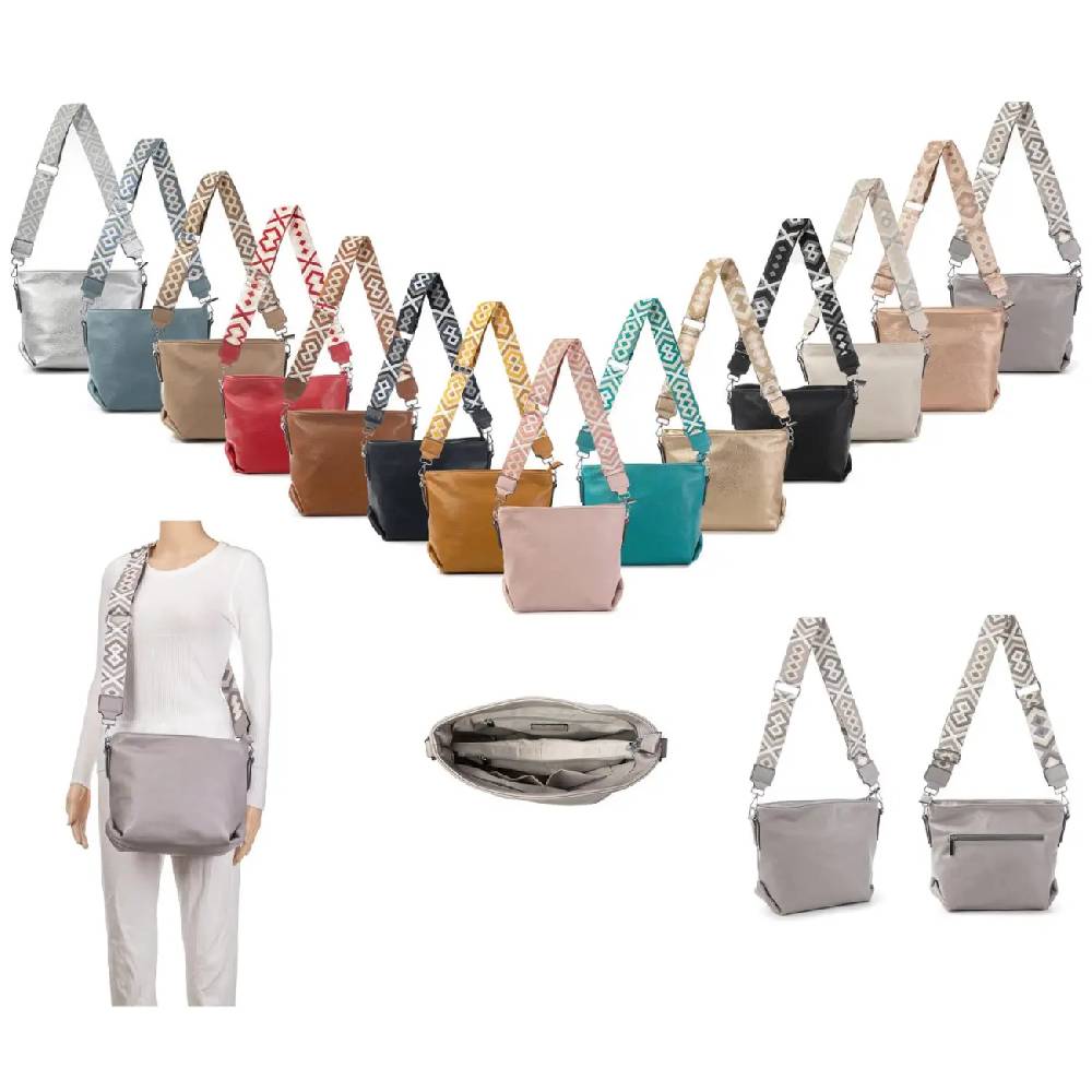 OBC Damen Tasche Shopper Hobo Bags Crossbody Schultertasche Umhängetasche Handtasche Gürteltasche Crossover Kunst Leder