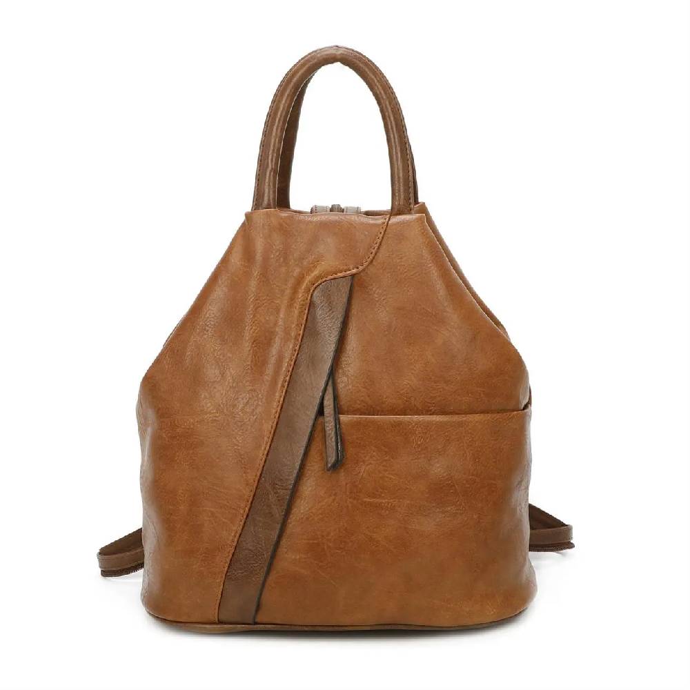 OBC Damen Rucksack Tasche Schultertasche Leder Optik Daypack Backpack Handtasche Tagesrucksack Cityrucksack im Angebot