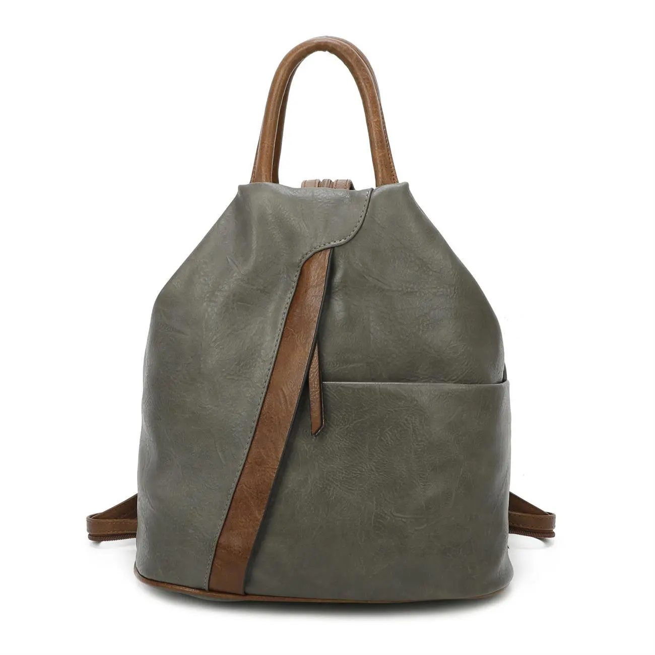 OBC Damen Rucksack Tasche Schultertasche Leder Optik Daypack Backpack Handtasche Tagesrucksack Cityrucksack im Angebot