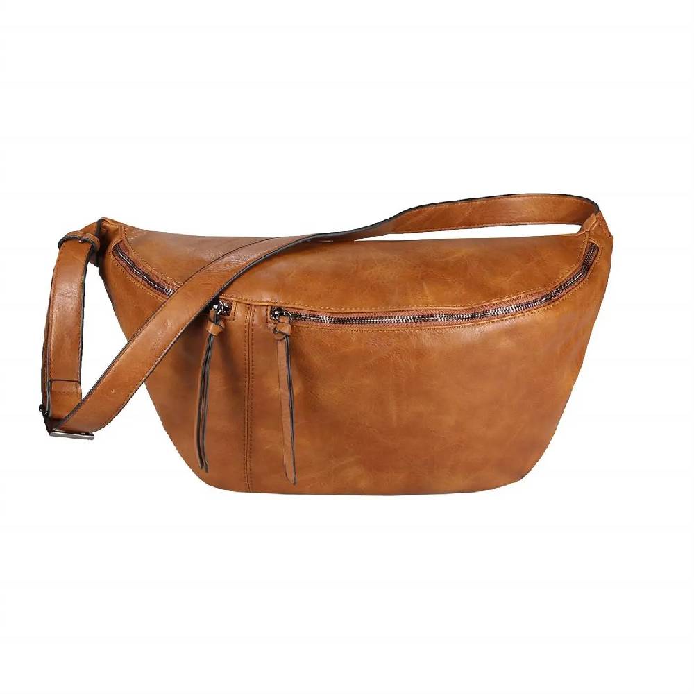 XXL Tasche Bauchtasche Hüfttasche Crossbody Schultertasche Umhängetasche Kunstleder Gürteltasche Crossover Slingntasche Unisex Bag Fabrikpreis