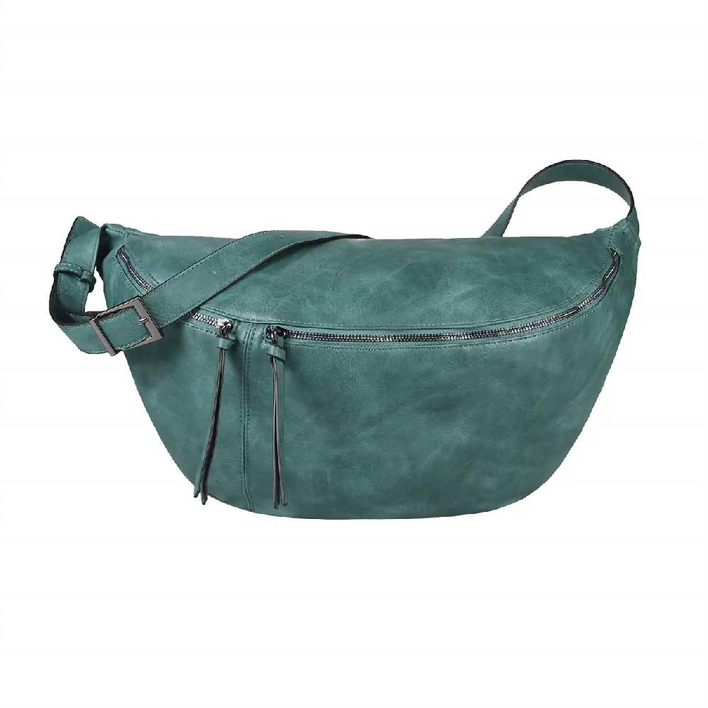 XXL Tasche Bauchtasche Hüfttasche Crossbody Schultertasche Umhängetasche Kunstleder Gürteltasche Crossover Slingntasche Unisex Bag Fabrikpreis