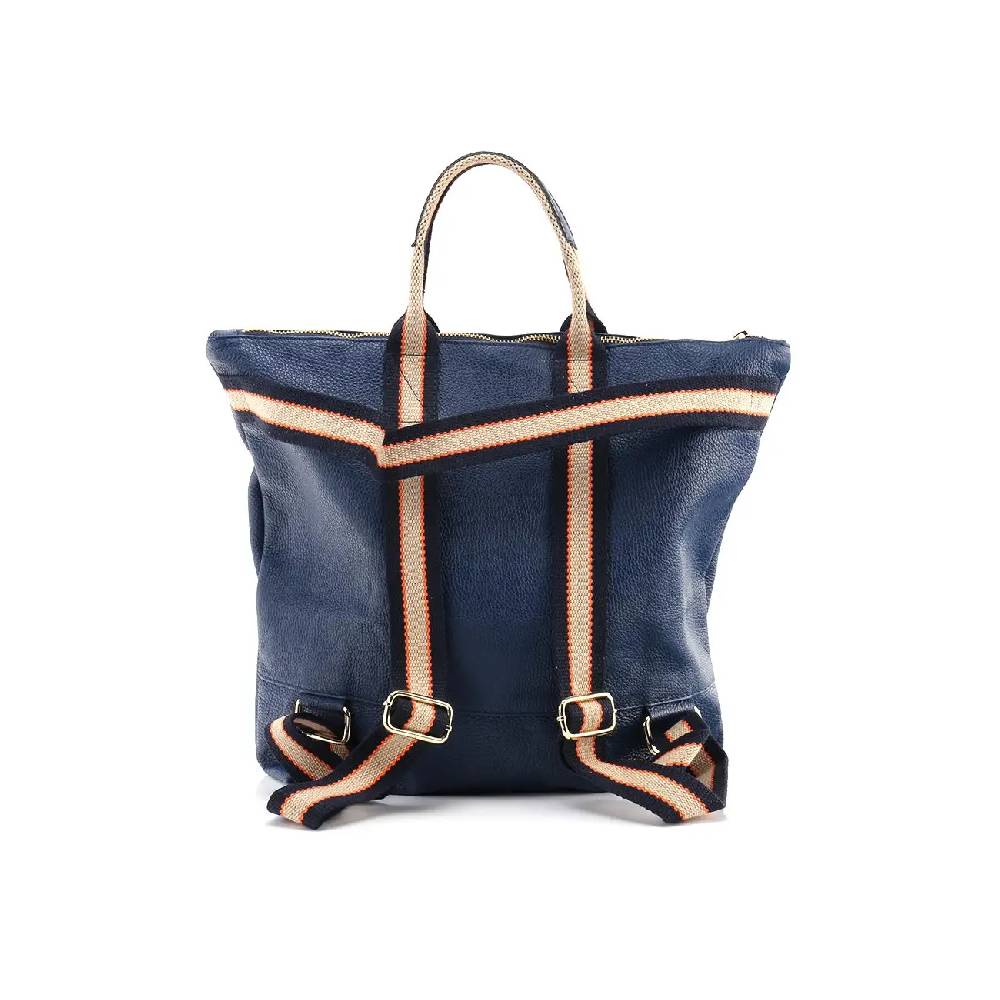 OBC Made in Italy XXL Damen Leder Rucksack Tasche Shopper Handtasche Schultertasche Cityrucksack Daypack Ledertasche Freizeitrucksack Günstiger Verkauf
