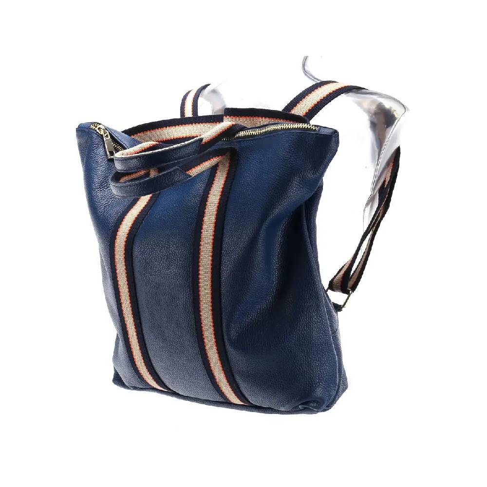 OBC Made in Italy XXL Damen Leder Rucksack Tasche Shopper Handtasche Schultertasche Cityrucksack Daypack Ledertasche Freizeitrucksack Günstiger Verkauf