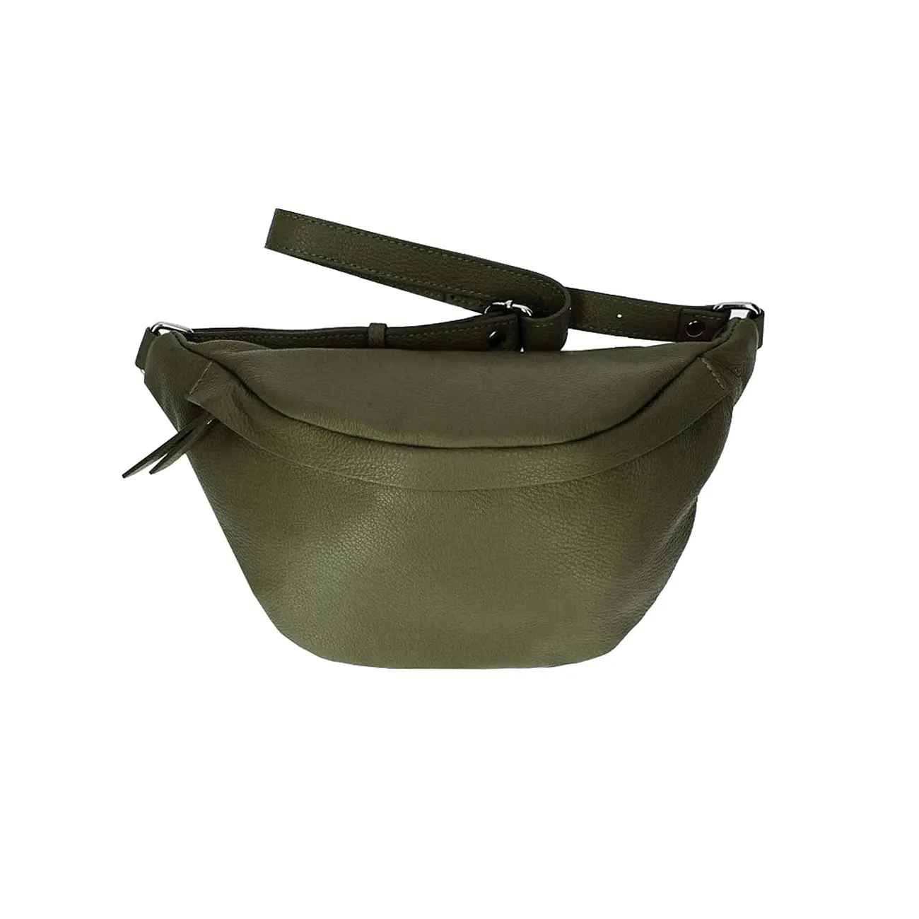 Made in Italy DAMEN LEDER Gürteltasche Crossbody Brusttasche Bauchtasche Hüfttasche Umhängetasche Crossover Bodybag Schultertasche Handytasche OBC TASCHE 247 Auslauf