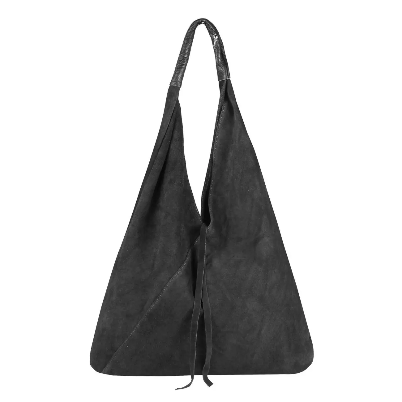 OBC Made in Italy Damen XXL Leder Tasche Handtasche Wildleder Shopper Schultertasche im Angebot