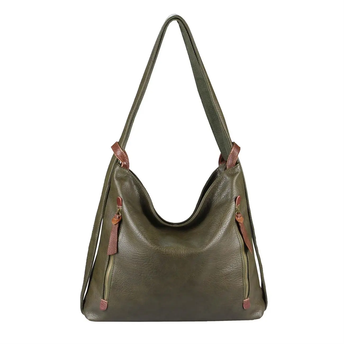 OBC Damen Tasche Rucksack 2in1 Umhängetasche Schultertasche Daypack Rucksacktasche Schlussverkauf