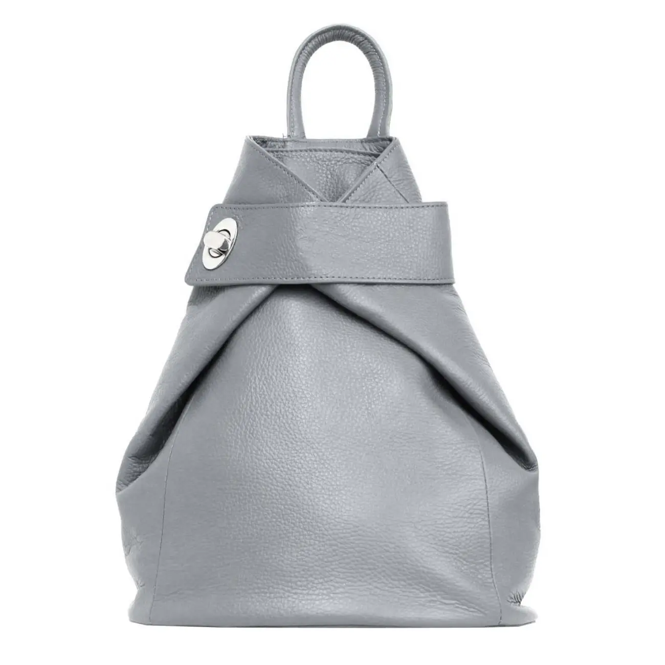 OBC Made in Italy Damen echt Leder Rucksack Daypack Lederrucksack Tasche Schultertasche Ledertasche Handgepäck Nappaleder Reiserucksack Shopper Günstiger Verkauf