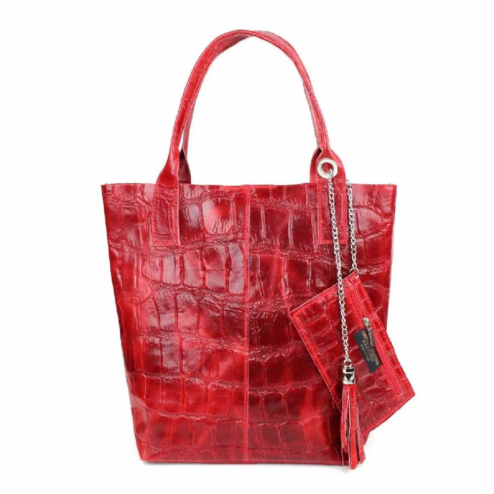 MADE IN ITALY DAMEN XXL LEDER TASCHE Wildleder Shopper Schultertasche + Schmucktasche Meist gekauft