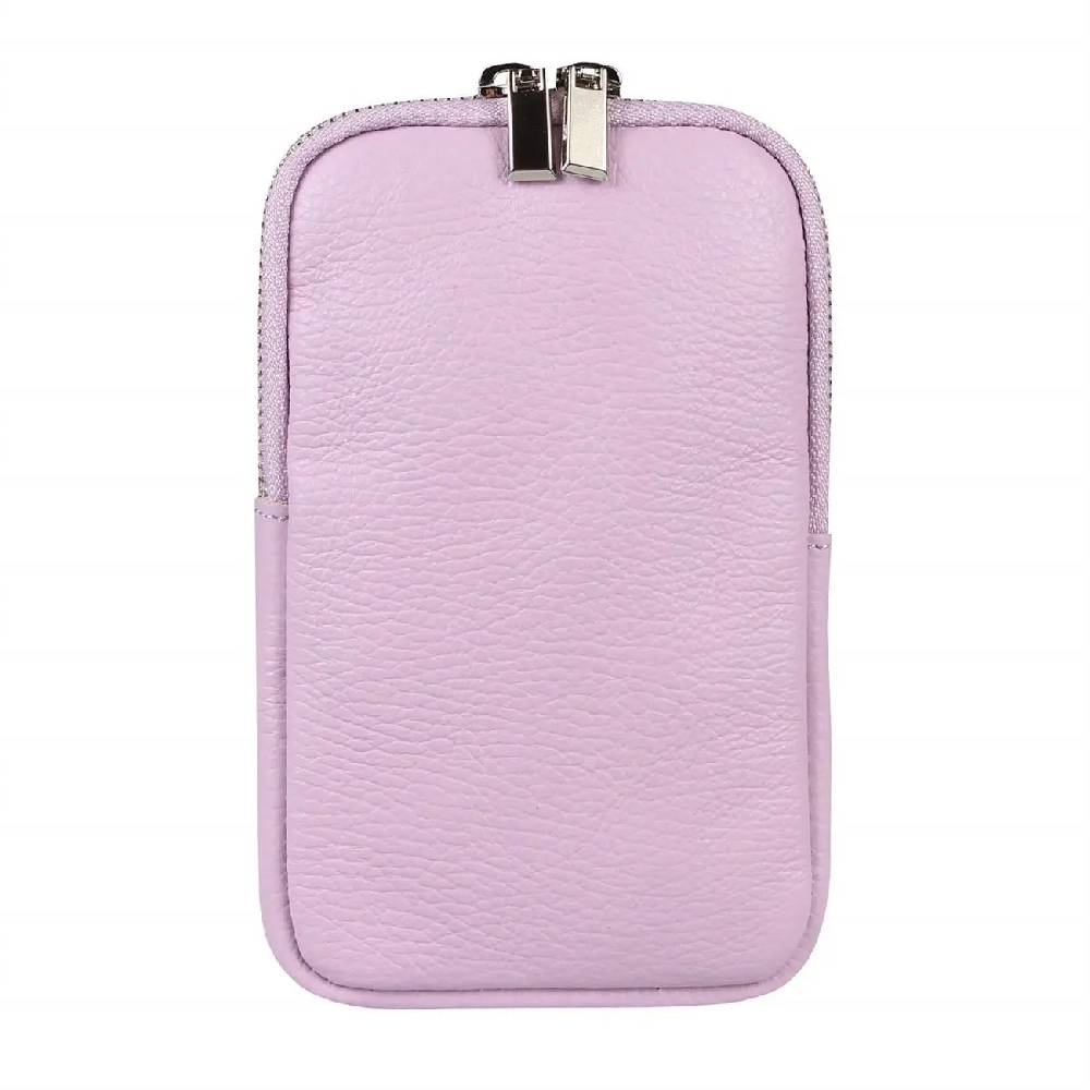OBC Made in Italy Damen Leder Smartphone Tasche Umhängetasche Schultertasche Handytasche Minibag Geldtasche Ledertasche Crossbody Abendtasche Blitzverkäufe