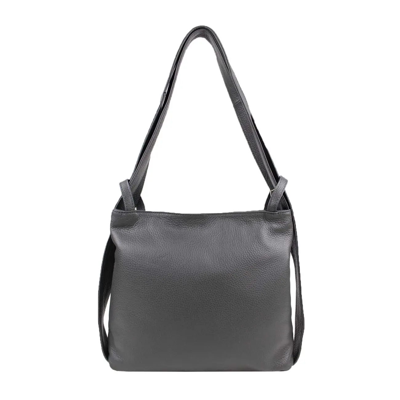 MADE IN ITALY OBC Damen Tasche Rucksack 2in1 Umhängetasche Schultertasche Daypack Rucksacktasche Handtasche Ledertasche klein Online