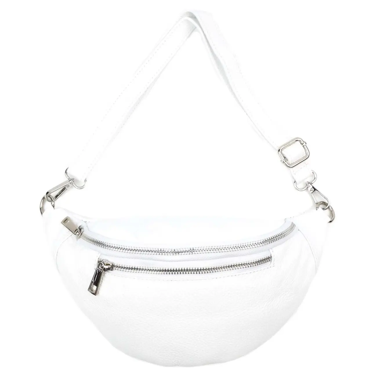 OBC MADE IN ITALY DAMEN LEDER TASCHE Gürteltasche Crossbody Hüfttasche Bauchtasche Umhängetasche Schultertasche Brusttasche CrossOver Ledertasche Bodybag Verkauf