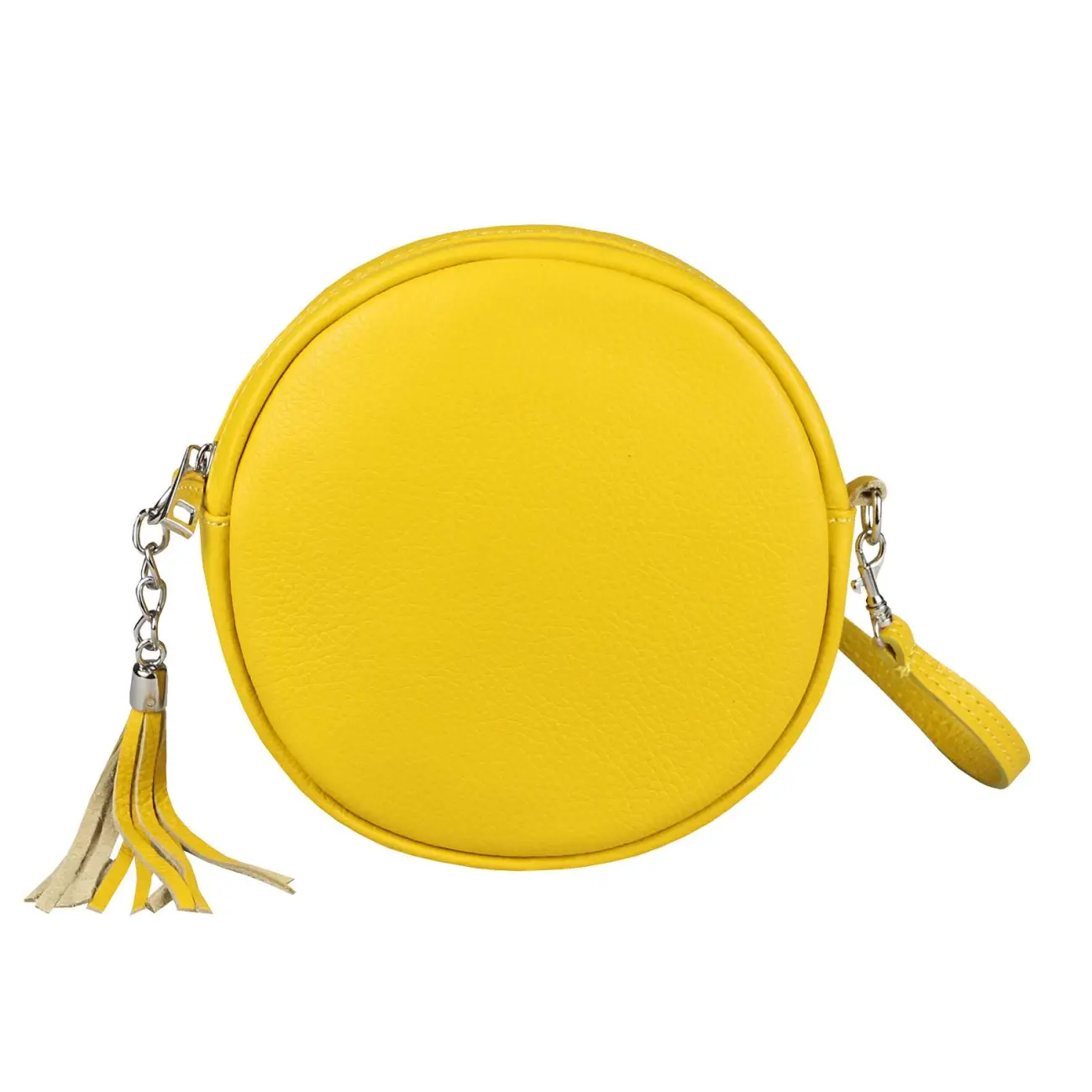 OBC Made in Italy Damen ECHT Leder Tasche Crossbody Runde Schultertasche City Bag Crossover Umhängetasche Clutch Ledertasche Damentasche Minibag Hotsell