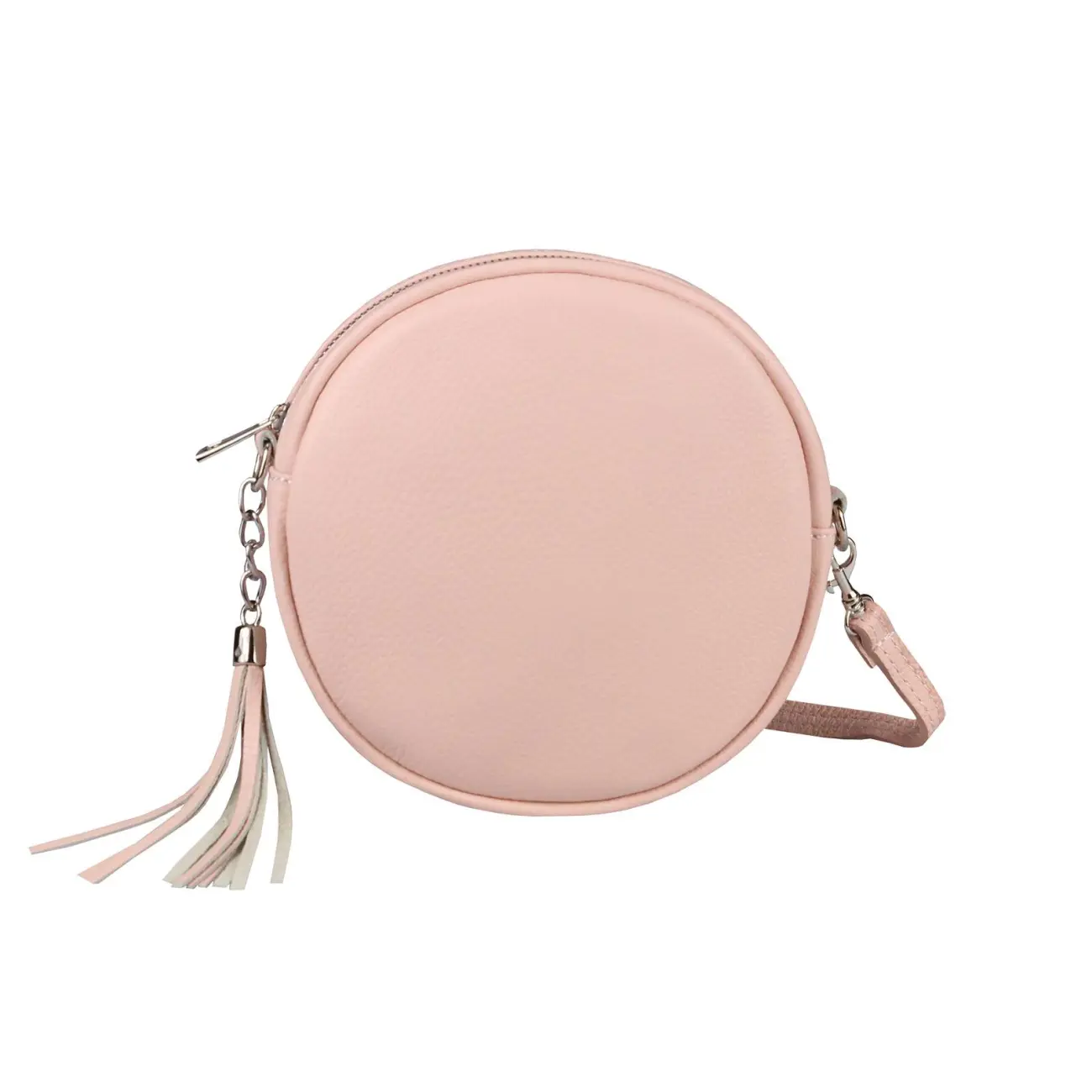 OBC Made in Italy Damen ECHT Leder Tasche Crossbody Runde Schultertasche City Bag Crossover Umhängetasche Clutch Ledertasche Damentasche Minibag Hotsell