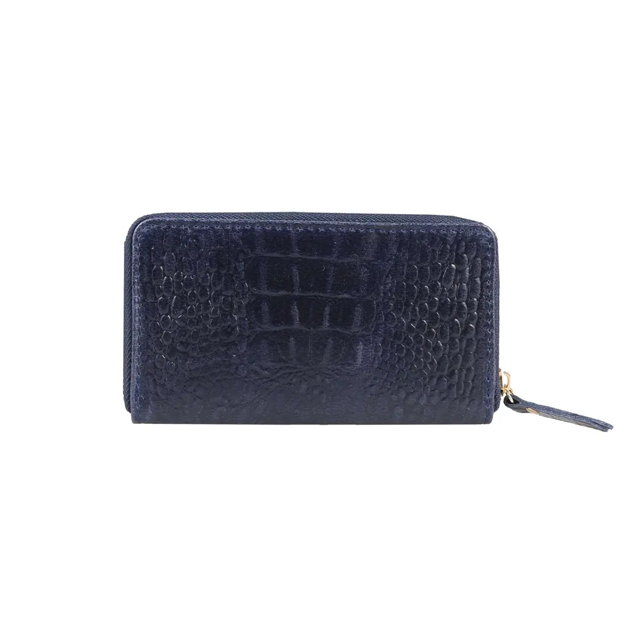 Made in Italy Damen Leder Geldbörse Kroko Wallet Portemonnaie Portafoglio Brieftasche Börse Geldbeutel Ledertasche Kreditkartenetui Günstiger Verkauf