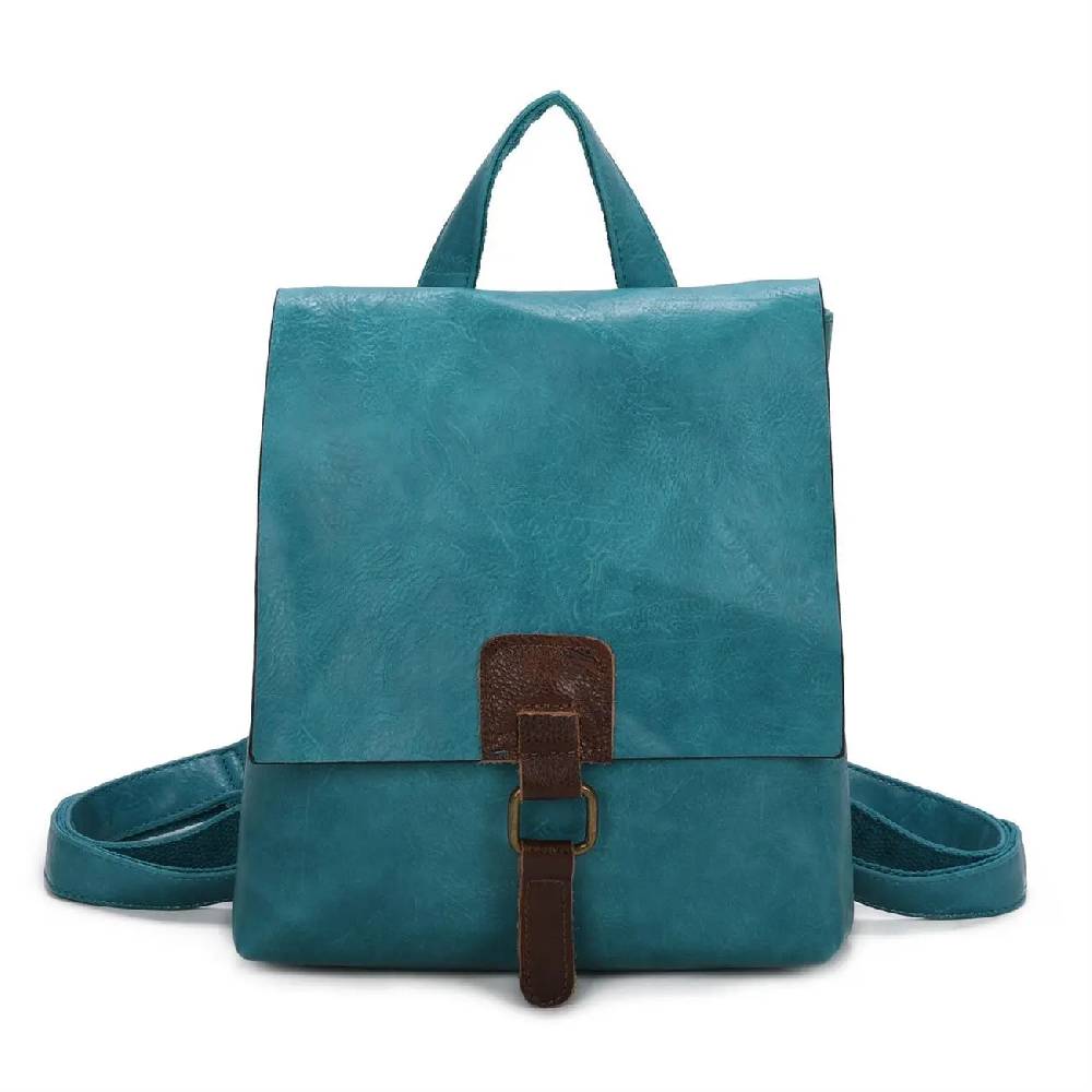 OBC Damen Rucksack Tasche Crossbody Handtasche Messenger Schultertasche Umhängetasche Shopper Vintage Kuriertasche Überschlagtasche Leder Optik Fabrikverkauf