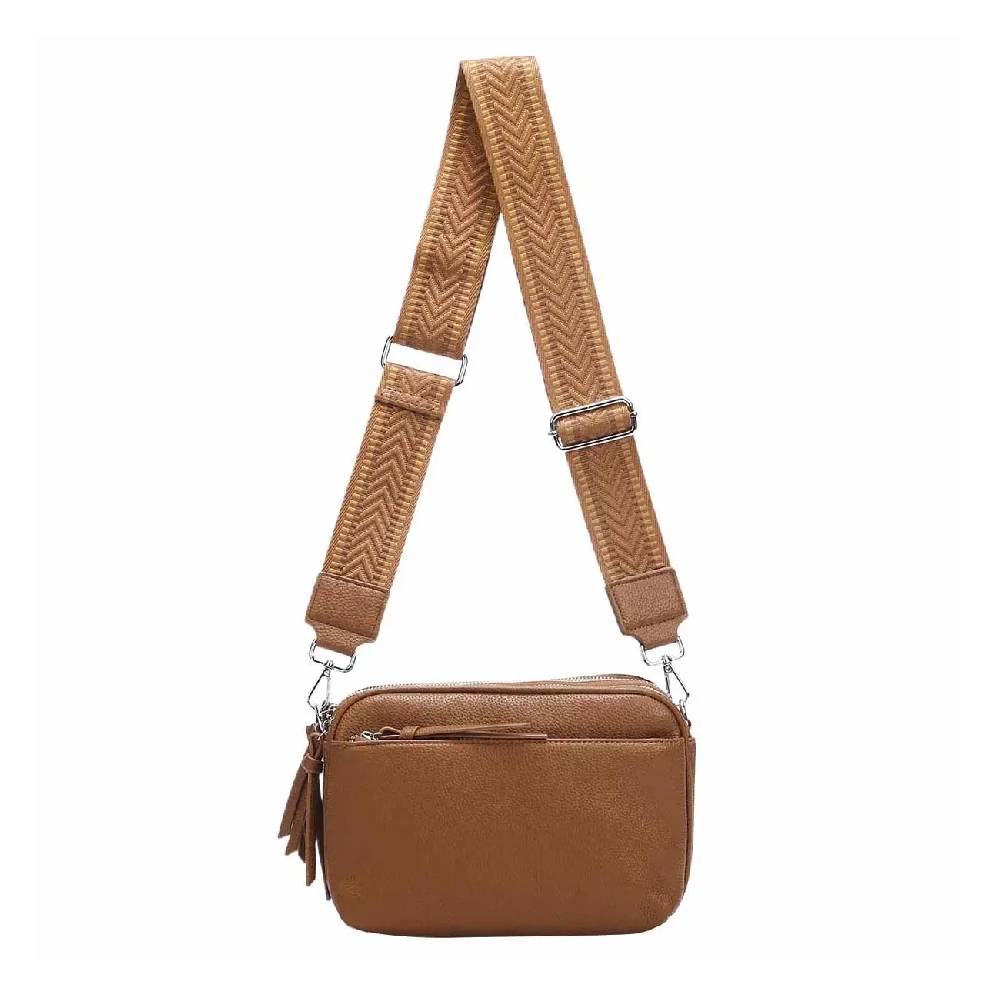 OBC DAMEN TASCHE Cross Over Body Bag Brusttasche Umhängetasche Schultertasche Brieftasche Smartphone Geldtasche Abend Handy Clutch Meist gekauft