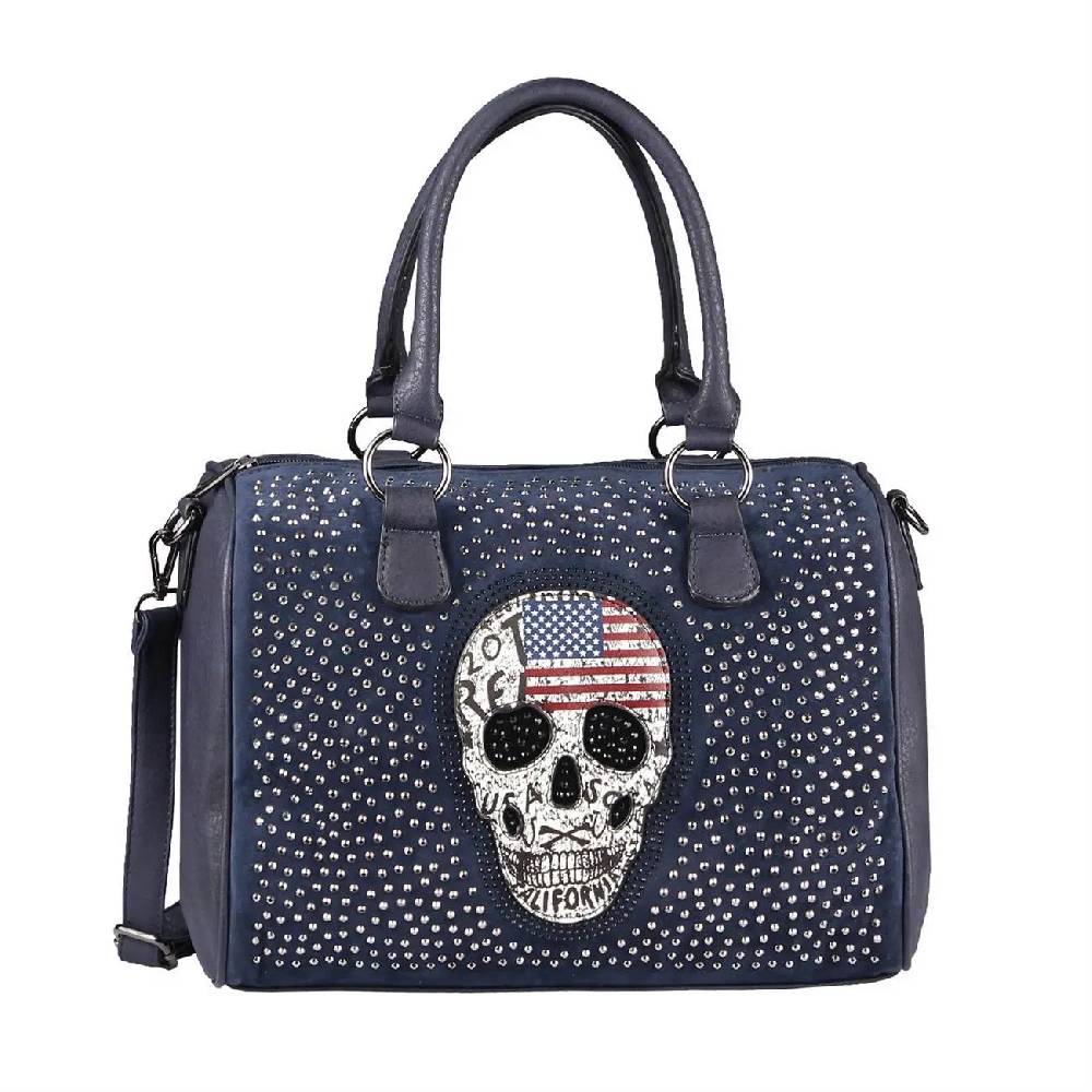 OBC Damen Totenkopf Skull Tasche Schultertasche Rucksack Umhängetasche Handtasche Online