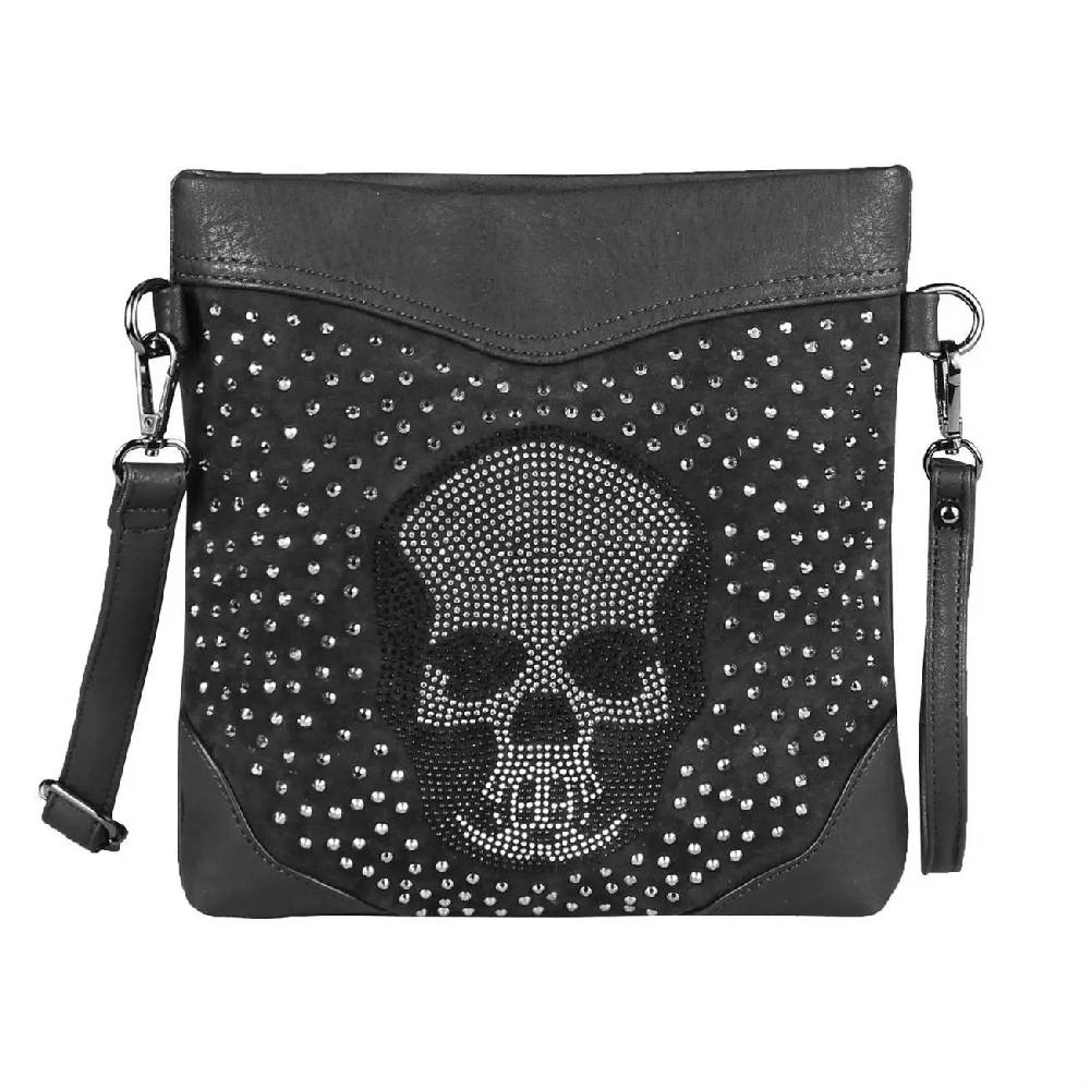 OBC Damen Totenkopf Skull Tasche Schultertasche Rucksack Umhängetasche Handtasche Online