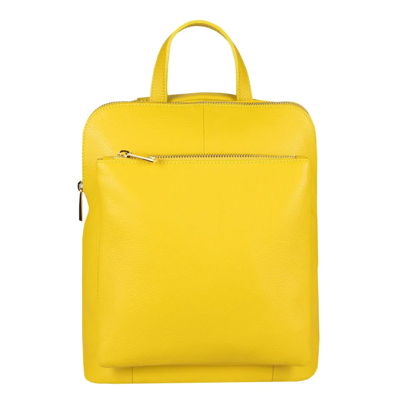OBC Made in Italy Damen echt Leder Rucksack Daypack Lederrucksack Tasche Schultertasche Ledertasche Handgepäck Nappaleder Blitzverkäufe