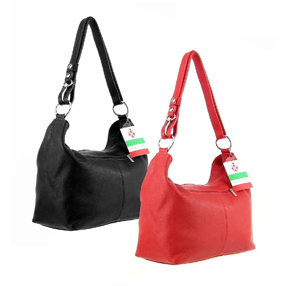 ital. Echt Leder Damen Tasche Shopper Schultertasche Umhängetasche Handtasche Auslauf