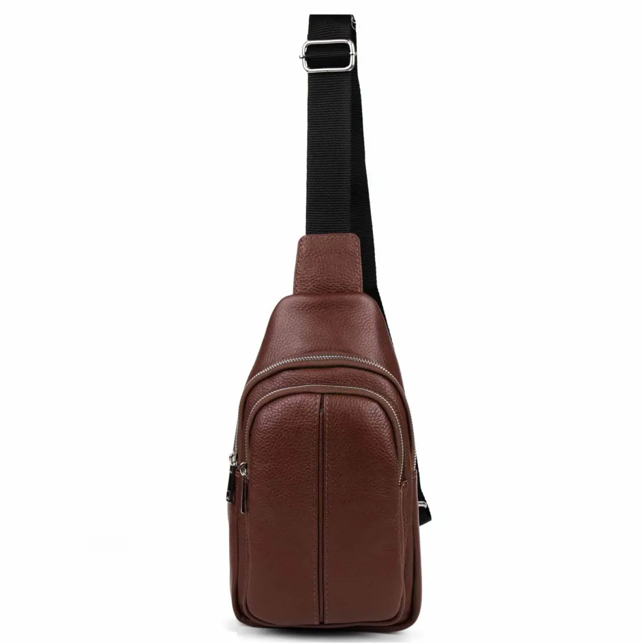 OBC MADE IN ITALY LEDER TASCHE Crossbody Bodybag Sling Rucksack Crossover Schultertasche Brusttasche Umhängetasche Bag damen herren unisex Verkauf
