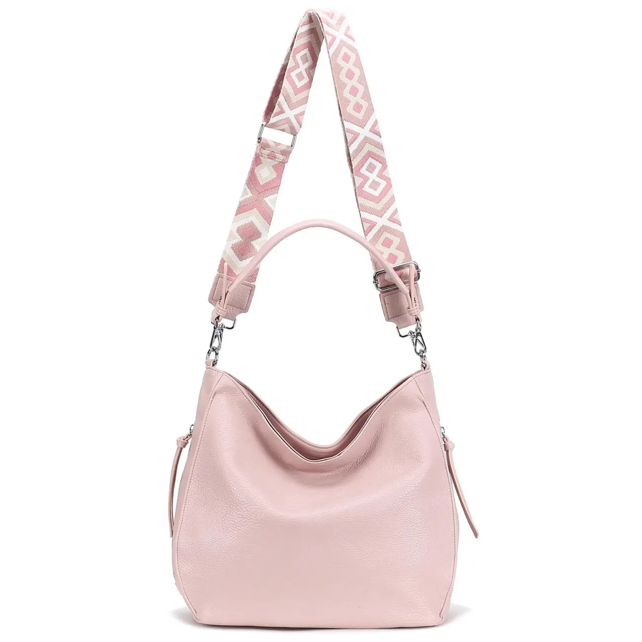 OBC Damen Tasche XXL Shopper Hobo Bag Schultertasche Crossbody Umhängetasche Beuteltasche Handtasche Crossover Leder Optik Günstiger Verkauf