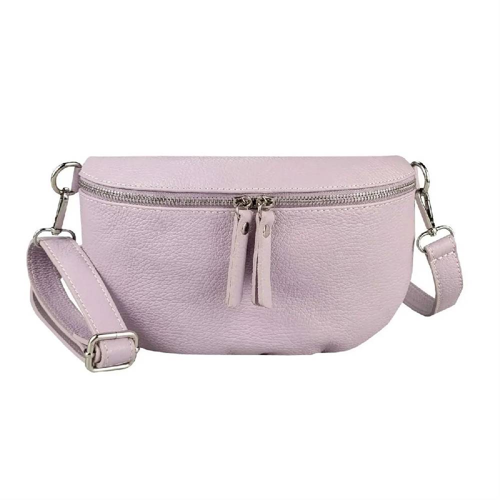 OBC Made in Italy Damen Leder Tasche Handytasche Gürteltasche Crossbody Hüfttasche Bauchtasche Umhängetasche Cross-Over Bodybag Schultertasche Kosmetiktasche Outlet