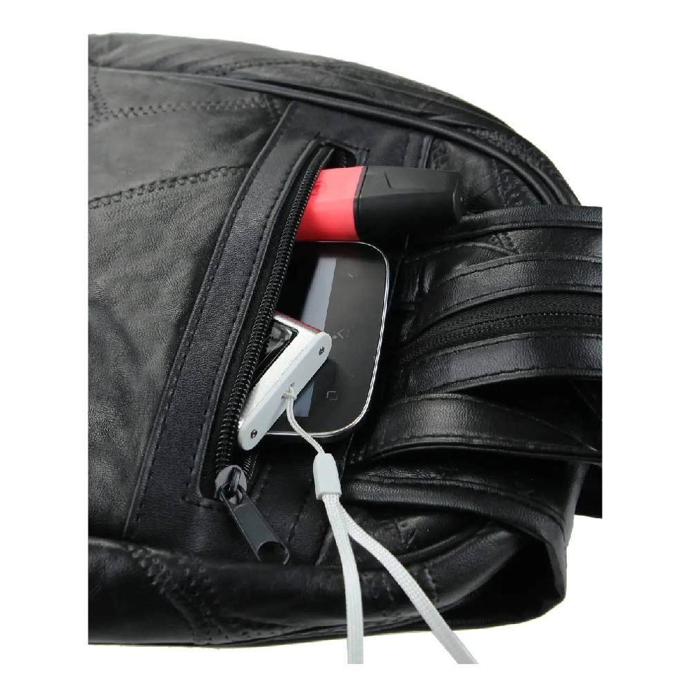 OBC kleiner DAMEN RUCKSACK Cityrucksack echtes Leder Mini Tasche Schultertasche Lederrucksack Damentasche Stadtrucksack Ledertasche CrossBag BodyBag CrossOver Lamm Nappaleder Angebote