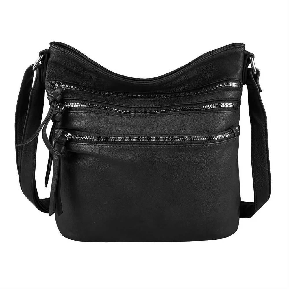 OBC DAMEN TASCHE SHOPPER Schultertasche Umhängetasche CrossOver Crossbody Henkeltasche Beuteltasche Handtasche City Bag Reise Kunst-Leder Outlet