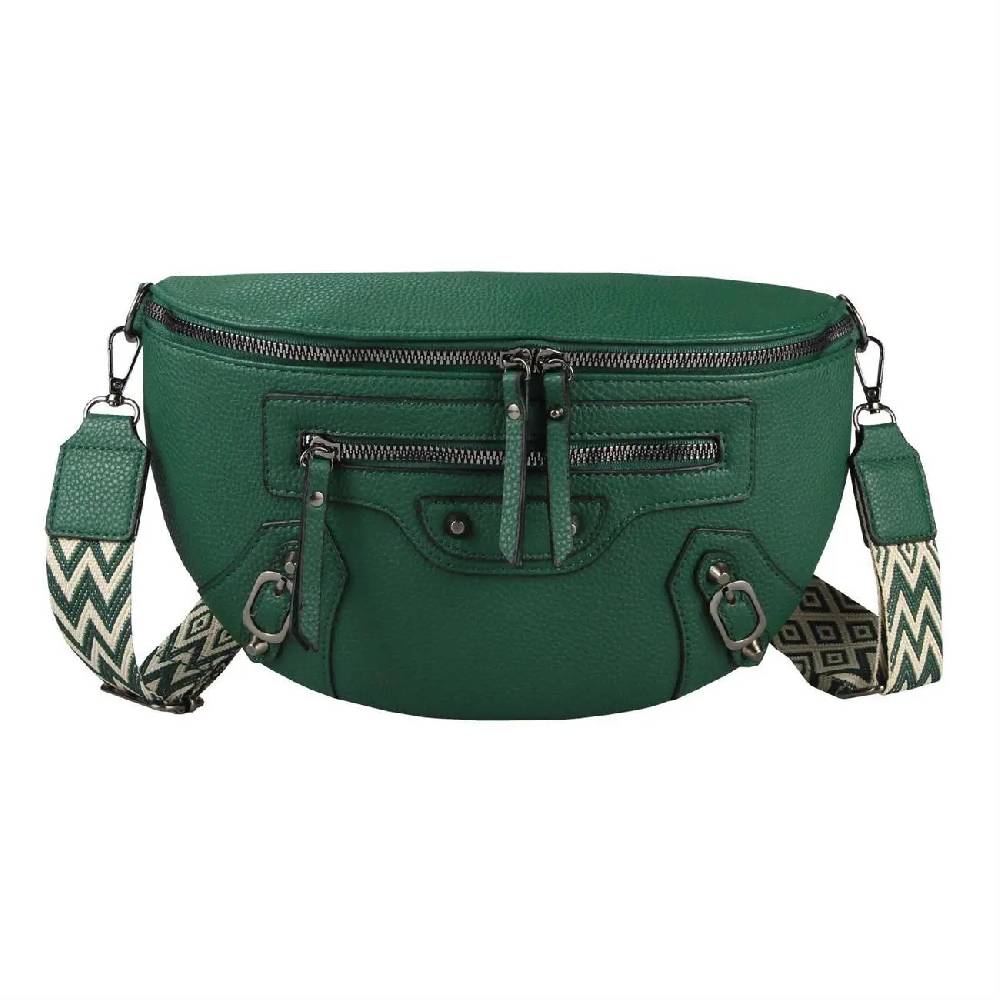 Damen Tasche Gürteltasche Umhängetasche Bodybag Brusttasche Muster Gürtel Bauchtasche Crossbody Hüfttasche Crossover Schultertasche Handytasche Leder Optik Günstiger Verkauf