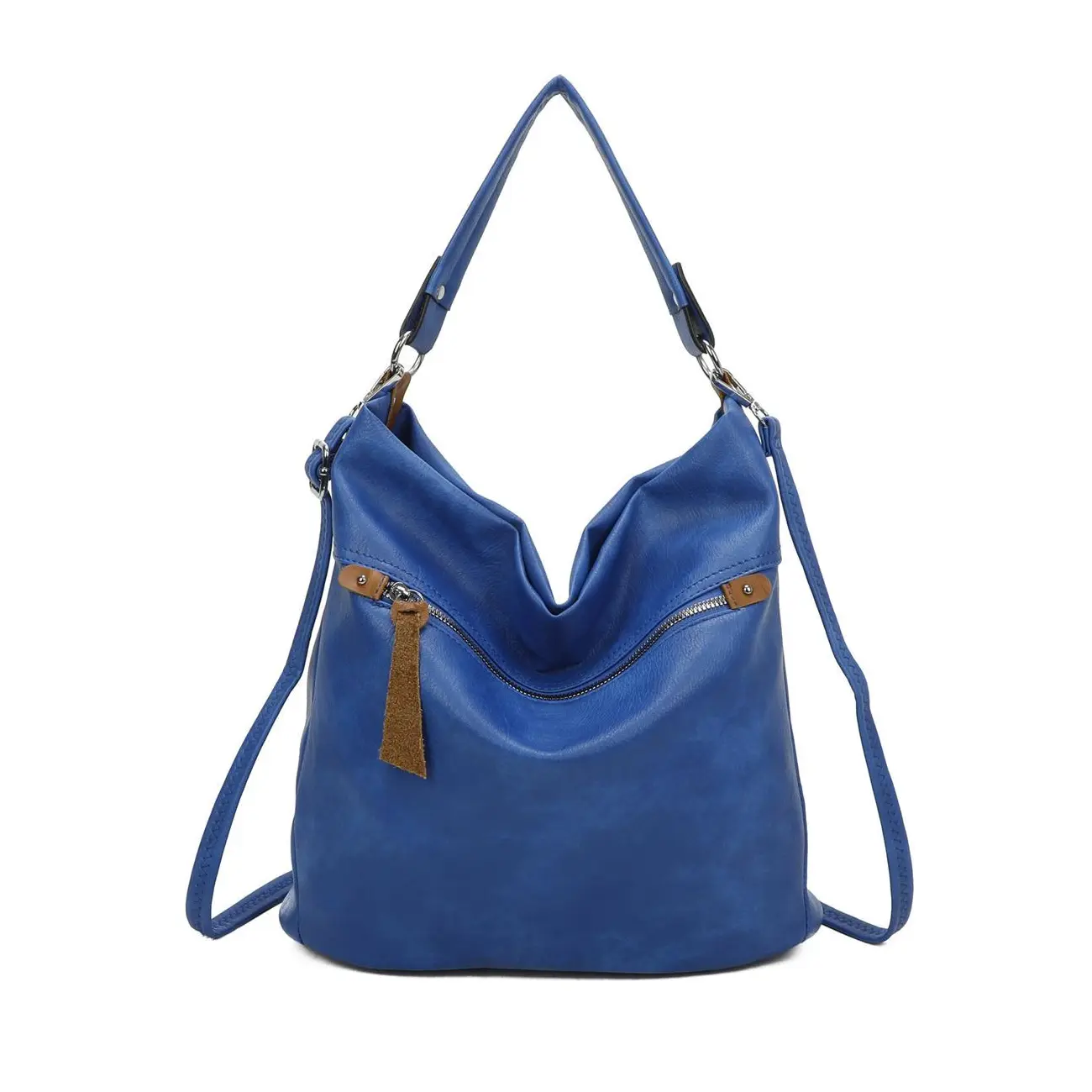 OBC DAMEN TASCHE SHOPPER Hobo-Bag Schultertasche Umhängetasche Handtasche CrossOver Damentasche Beuteltasche Henkeltasche Reise Leder Optik Auslauf