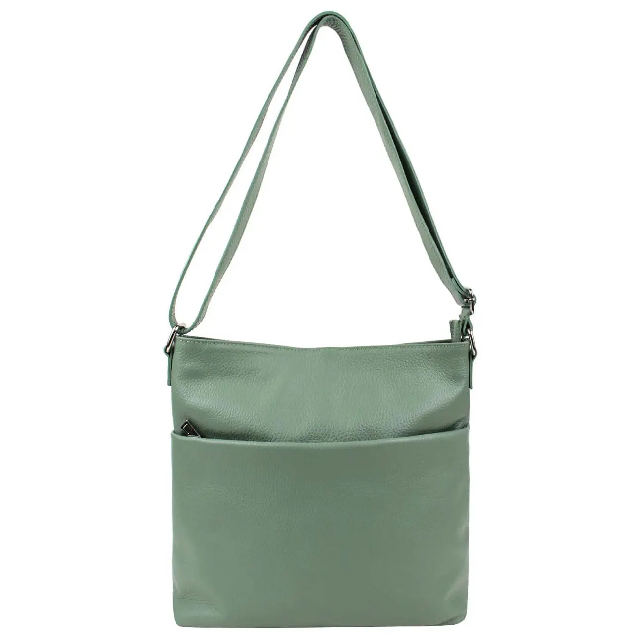 OBC Made in Italy DAMEN LEDER TASCHE Umhängetasche Crossbody Schultertasche City Bag CrossOver Ledertasche Damentasche CrossBag Verkauf