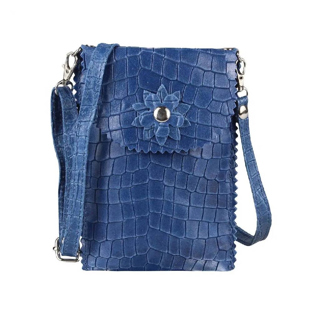 OBC Damen Leder Smartphone Tasche Umhängetasche Schultertasche Handytasche Minibag Kroko Optik Geldtasche Ledertasche Crossbody Abendtasche Hotsell
