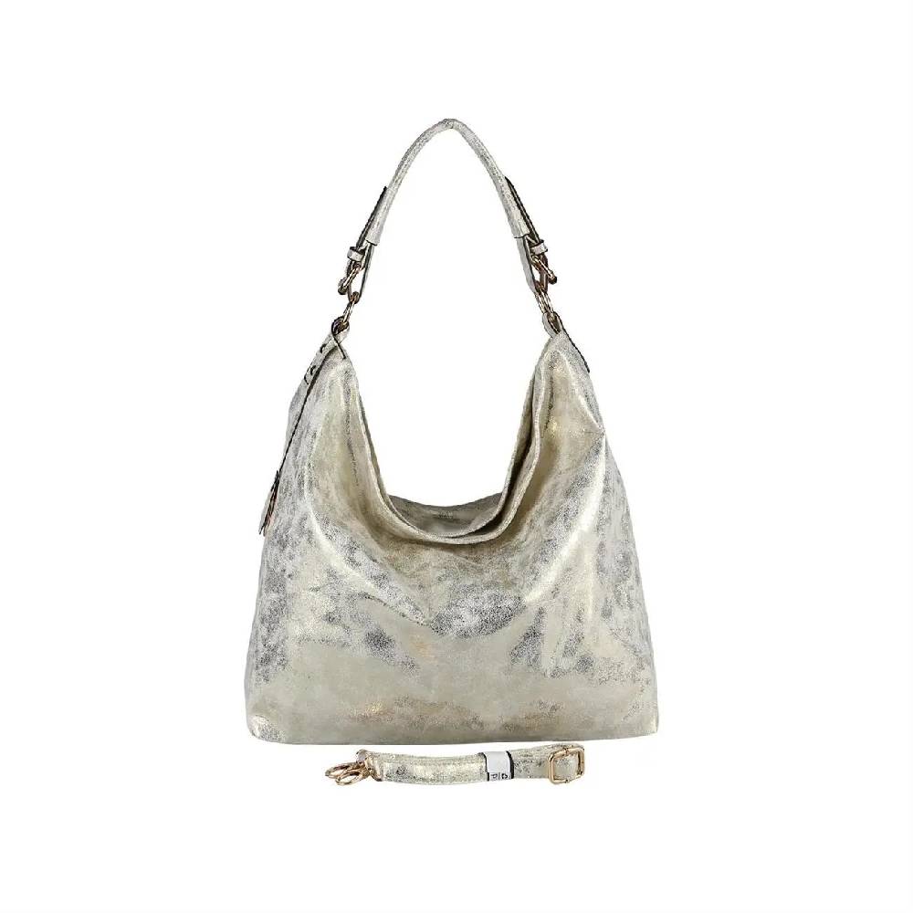 OBC DAMEN METALLIC TASCHE SHOPPER Hobo-Bag Henkeltasche Handtasche Schultertasche CROSS-OVER Umhängetasche Beuteltasche Blitzverkäufe