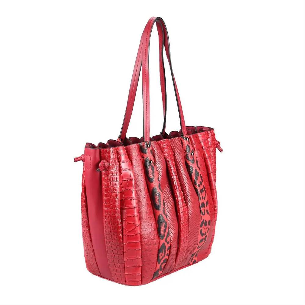 OBC XXL DAMEN TASCHE Shopper Handtasche Arbeit Bag Umhängetasche Schultertasche Leder Optik Kroko Strauß Leoparden Print Verkauf