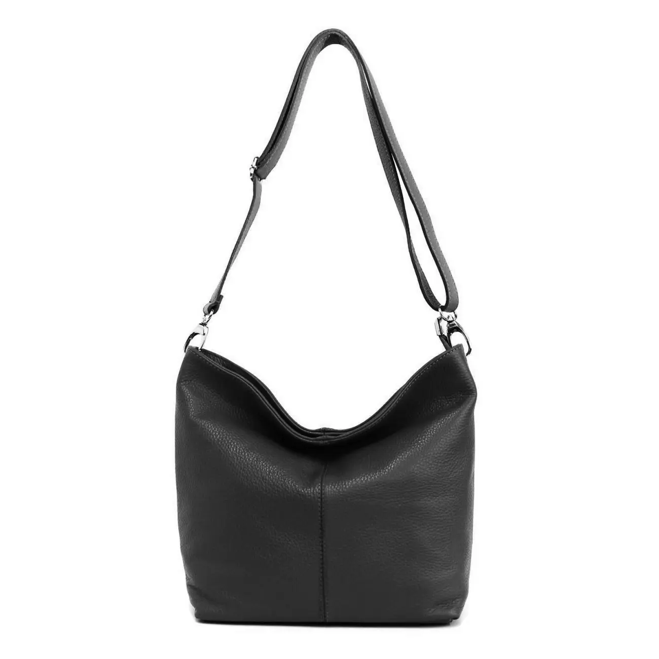 MADE in ITALY Damen LEDER TASCHE Umhängetasche Shopper Cross Over Body Bag Handtasche Ledertasche Schultertasche Hobo Bag Outlet