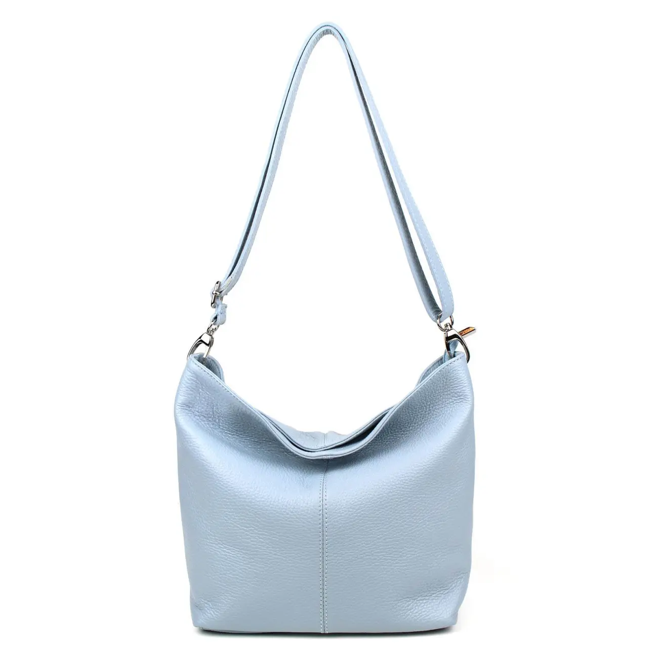 MADE in ITALY Damen LEDER TASCHE Umhängetasche Shopper Cross Over Body Bag Handtasche Ledertasche Schultertasche Hobo Bag Outlet
