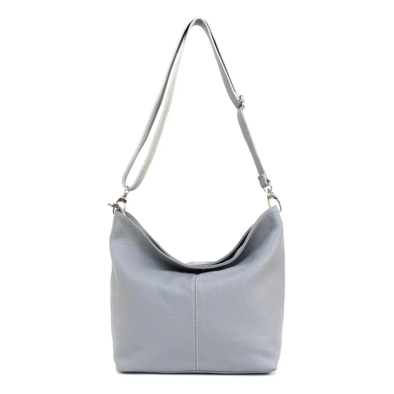 MADE in ITALY Damen LEDER TASCHE Umhängetasche Shopper Cross Over Body Bag Handtasche Ledertasche Schultertasche Hobo Bag Outlet