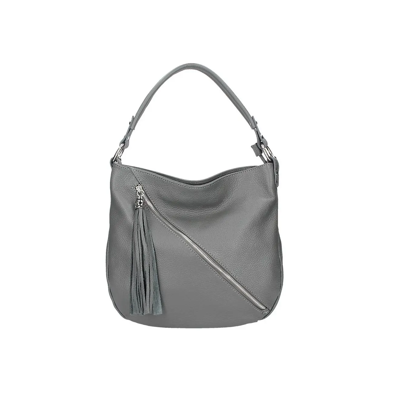 Made in Italy DAMEN LEDER TASCHE Shopper Schultertasche City Bag CrossOver Umhängetasche Henkeltasche Ledertasche Damentasche Fransen Fabrikverkauf