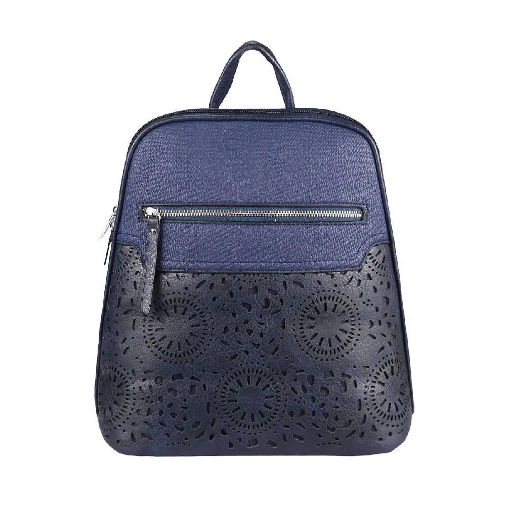 OBC Damen Rucksack Stadtrucksack Backpack Daypack Cityrucksack Leder Optik Tasche Handtasche Shopper Tagesrucksack Crossbag Schultertasche Angebote