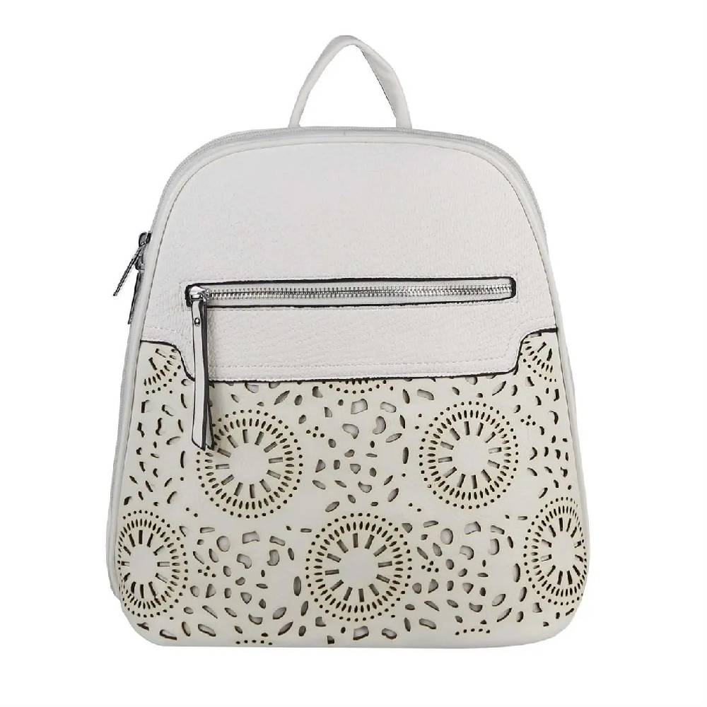 OBC Damen Rucksack Stadtrucksack Backpack Daypack Cityrucksack Leder Optik Tasche Handtasche Shopper Tagesrucksack Crossbag Schultertasche Angebote