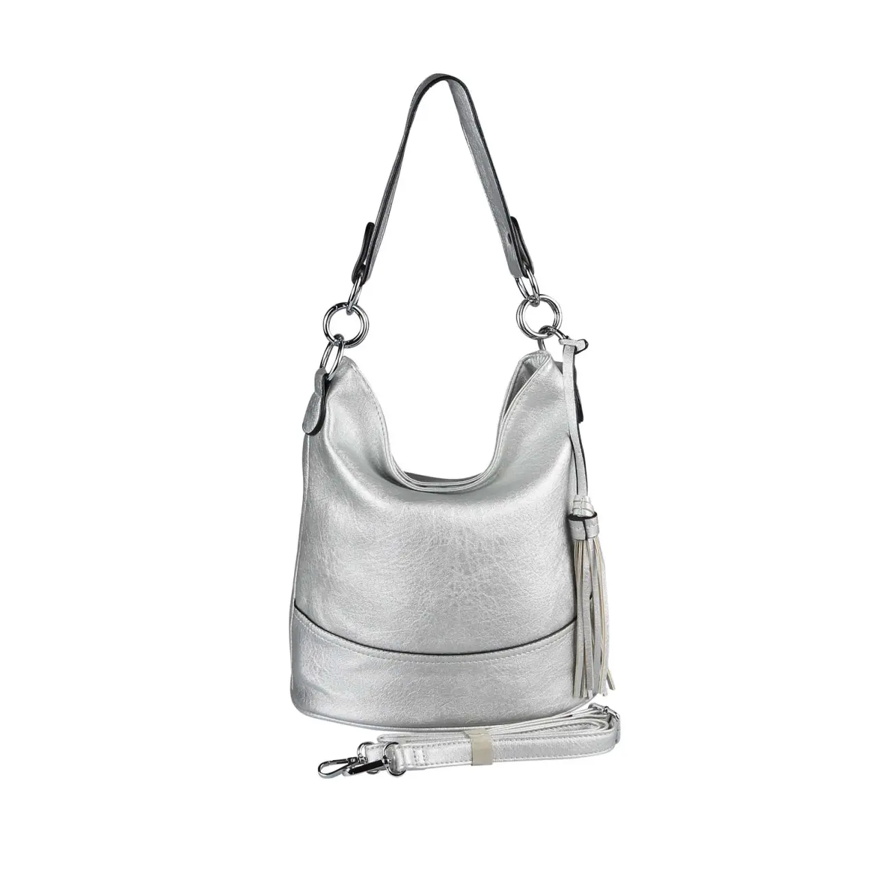 OBC DAMEN TASCHE HOBO-BAG Metallic Shopper Umhängetasche Handtasche Schultertasche Henkeltasche Beuteltasche CrossOver Tote-Bag Hotsell