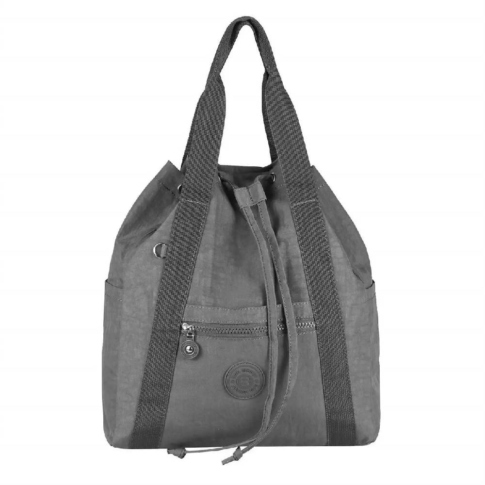 OBC Damen Tasche Rucksack Handtasche Cityrucksack Crinkle Nylon Backpack Schultertasche Damenrucksack Daypack im Angebot