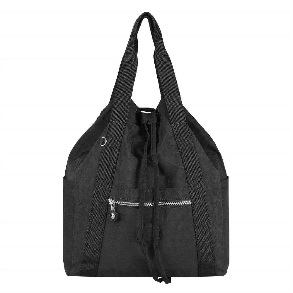 OBC Damen Tasche Rucksack Handtasche Cityrucksack Crinkle Nylon Backpack Schultertasche Damenrucksack Daypack im Angebot