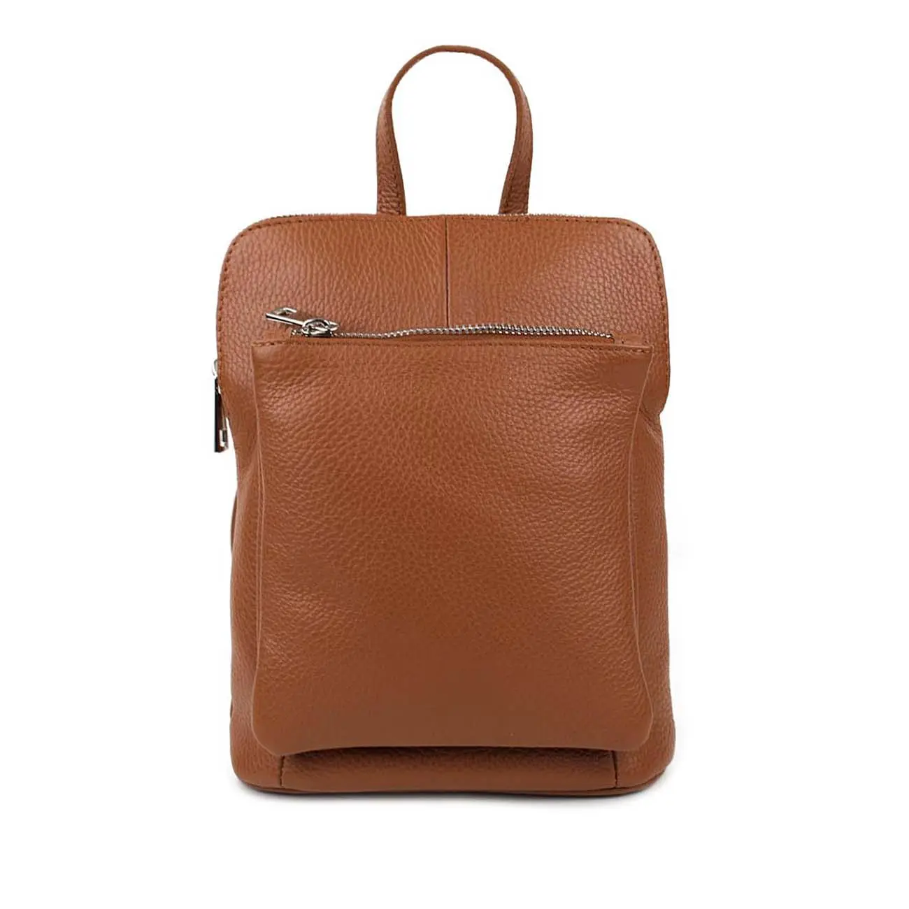 OBC Made in Italy Damen echt Leder Rucksack Bodybag Lederrucksack Tasche Schultertasche Ledertasche Crossbody Cross-Over Meist gekauft
