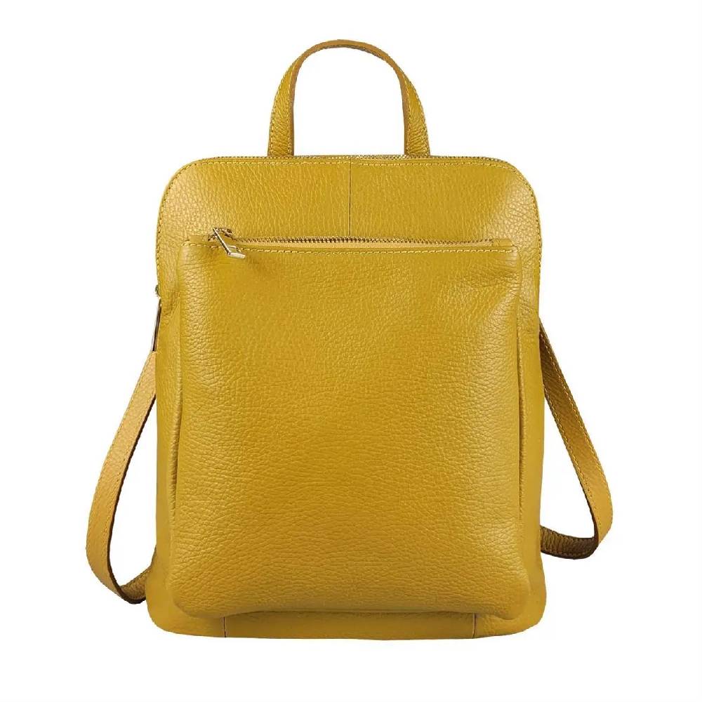 OBC Made in Italy Damen echt Leder Rucksack Bodybag Lederrucksack Tasche Schultertasche Ledertasche Crossbody Cross-Over Meist gekauft